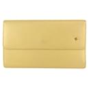 Gold CC Logo Long Trifold Flap Wallet 930C12 - Chanel