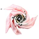 [Used] HERMES Carre 90 Silk Pink Scarf - Hermès