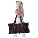 Celine Women's Canvas Leather Handbag Brown wc-st-0057 - Céline