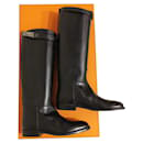 Hermes Classic Black Riding boots Petite Version EU37 - Hermès
