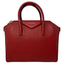 GIVENCHY TOTE BAG ANTIGONA IN LEATHER - NEW RED - Givenchy