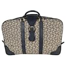 Vintage suitcase in Macadam canvas and leather - Celine Daoust