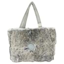 Grey Fur Rabbit Lapin Tote Bag - Chanel