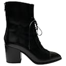 Aeyde Lotta Ankle Boots in Black Leather