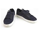Brooks Brothers Blue Suede leather Men Shoes Sneakers Trainers size 12 - Brook Brothers