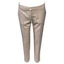 Pantalones Stella McCartney Slim Fit en algodón beige - Stella Mc Cartney