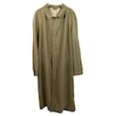 Cerruti 1881 Men’s Beige Taupe Raincoat Trench Long Jacket Coat size 52
