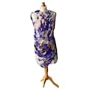 Vestido de seda Aurella asimétrico drapeado de DvF - Diane Von Furstenberg