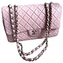 Chanel Jumbo baby pink classic flap bag