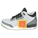 2014 men's 8.5 US Retro Wolf Grey Air Jordan III 3  - Nike