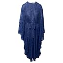 Michael Kors Embellished Evening Dress in Blue Polyester