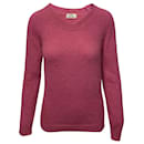 Acne Studios Micah Sweater in Pink Angora Wool - Autre Marque