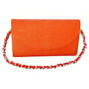 Orange stingray cross body clutch bag - Autre Marque