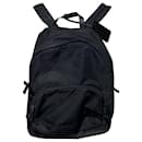 Prada Zip Around Backpack in Black Nylon