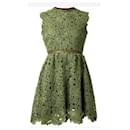 Valentino Leaf Lace Dress