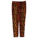 Stella McCartney Leopard Print Trousers in Multicolor Silk - Stella Mc Cartney