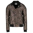 Saint Laurent Metallic Varsity Jacket