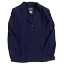 Vintage Chanel 1998 Spring/Summer Navy Blue Blazer Jacket