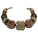 Dyrberg/Kern braided necklace with crystals - Autre Marque