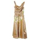 Christian Dior x Galliano Resort '06 Seidenbesticktes Kleid