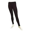 Vivienne Westwood Anglomania Black Purple Sparkly Leggings pantalones pantalones XS