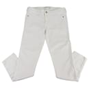 Abercrombie & Fitch Pantaloni jeans skinny bianchi in denim tg 25