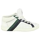 men's 8.5 US Greenx White Damier Infini Leather Sneaker - Louis Vuitton