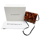 Givenchy Mini Sac Pandora Box en Plexiglas Imprimé Animal