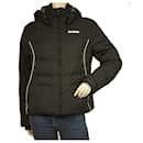 Tamaño de la chaqueta con cremallera y capucha de invierno acolchado negro Colmar de esquí 42