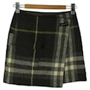 [Used] BURBERRY LONDON Skirt / 36 / Wool / GRN / Check / Nova Check - Burberry