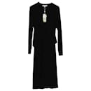 Michael Kors Wrap Dress in Black Polyester