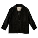 Black floral blazer jacket - Acne