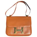 Hermes bag Constance 23 Gold leather - Hermès