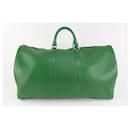 Green Epi Leather Keepall 55 Boston Bag - Louis Vuitton