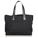 Chanel Black New Travel Line Nylon Tote Bag