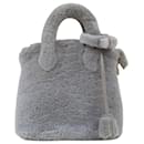 Lockit Pulsion Grey Shearling Satchel Bag - Louis Vuitton