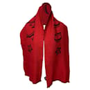 Gucci Magnetismo Scarf in Red Wool