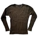 Vintage-Pullover aus Baumwollripp - Gucci