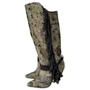 Isabel Marant Dana boots en toile à franges taille 37 NEW
