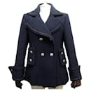 NEW CHANEL CABAN P COAT36637 l 42 BUTTONS LOGO CC TWEED WOOL NEW COAT - Chanel