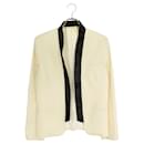 [Used]  Balmain / BALMAIN　 Size: 44 Collar switching tailored jacket (white x black) [BS99] [Men] [102112]