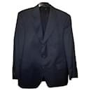 BARRIE dark gray striped 3 buttons single breasted suit jacket - Burberry