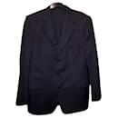 BRISTOL dark gray 3 buttons single breasted suit jacket - Burberry