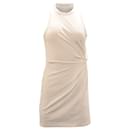 alexanderwang.t Knotted Mini Dress in Ivory Cotton - Alexander Wang