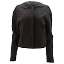 Marc Jacobs Collarless Jacket in Black Wool