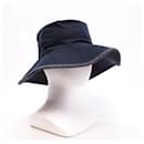 [Used]  HERMES MOTSCH -POUR Hat Black Gray Ladies Hat Mosh - Hermès