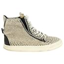 MEN'S size 43.5 Snake Print May London High Top Sneaker - Giuseppe Zanotti