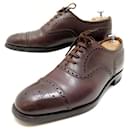 CHURCH'S DIPLOMAT DIPLOMAT FLOWER TOE SHOES 7F 41 BROWN LEATHER SHOES - Church's