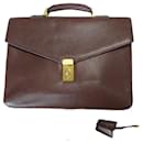 [Used]  CHANEL briefcase caviar skin business bag handbag brown - Chanel