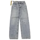 Ksubi Brooklyn – Relaxed Straight Leg Jeans mit mittlerer Leibhöhe aus hellblauem Denim - Autre Marque